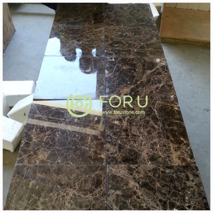 dark emperador marble tile