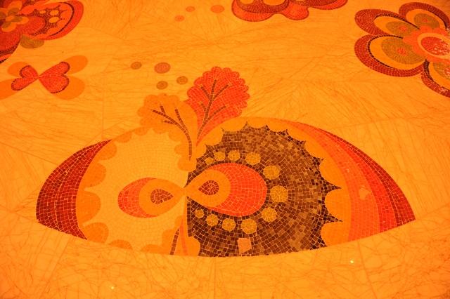 Marble Mosaic Mixed Colors Wynn's Hotel Indoor Floor Design Mosaic Small Suihua Series
