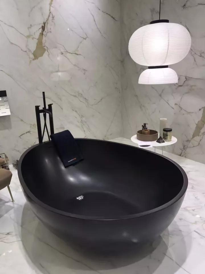 Bologna Italy Ceramic Bathroom Exhibition, Ceramic Imitation Marble Behind The Show