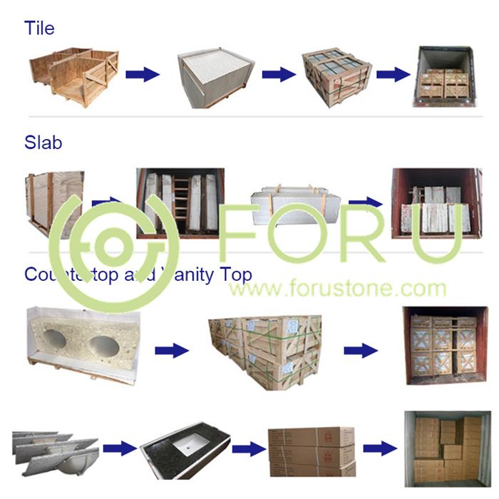 What is the 3d shaped marble mosaic tiles?