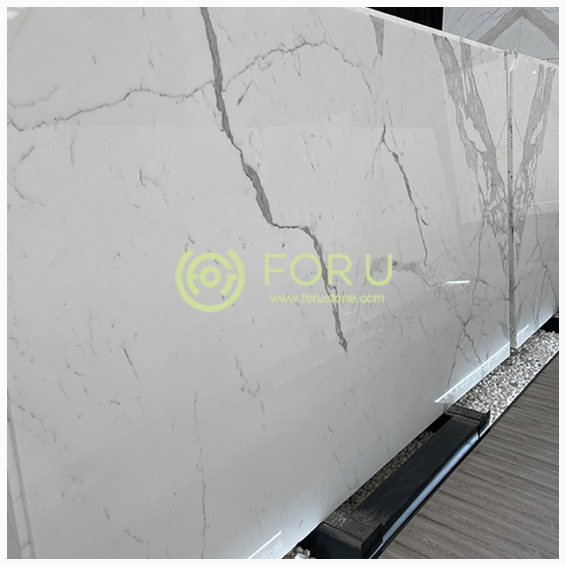 White Statuario Marble Slabs