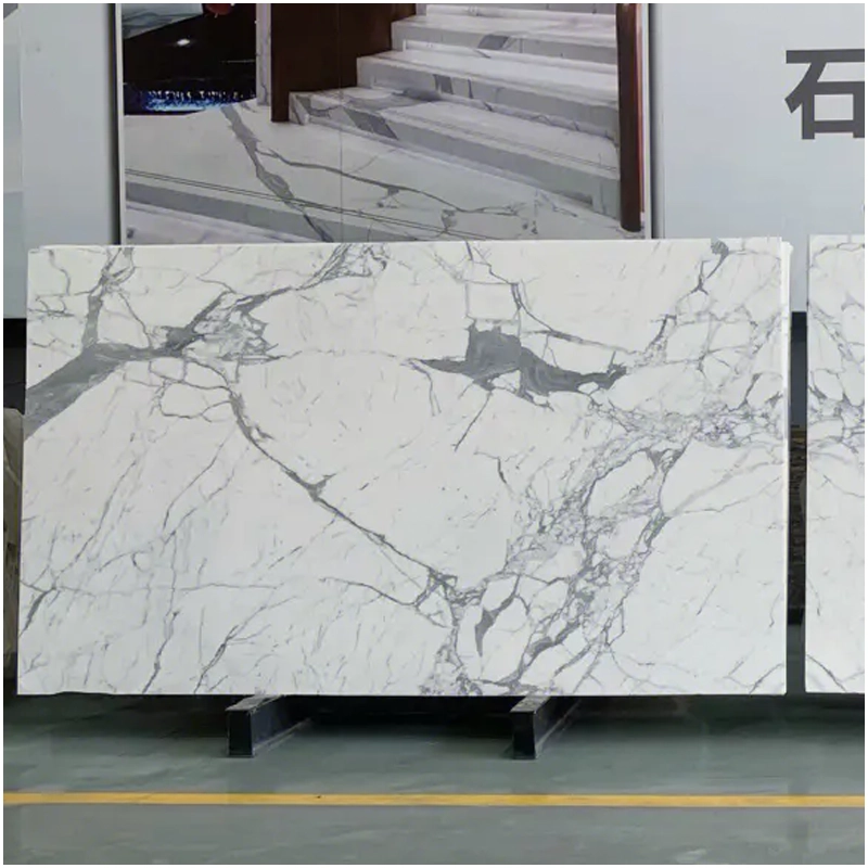statuario White marble slabs