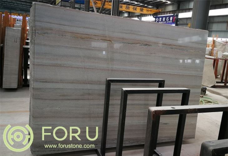 crystal white wooden marble