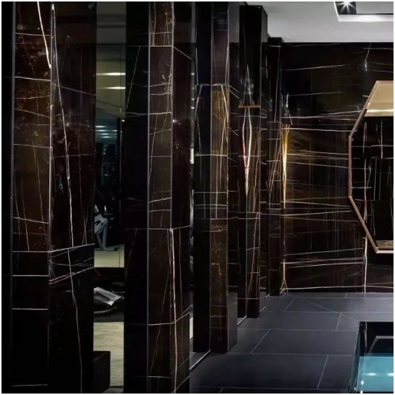 SaharaNoirBlackMarbleColumns SaharaNoirBlackMarbleColumns