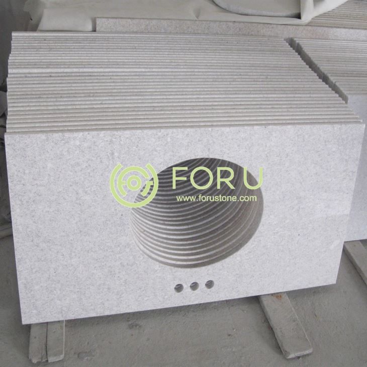 chinese white pearl granite slabs