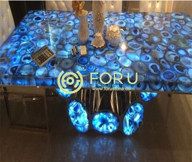 blue semi precious stone