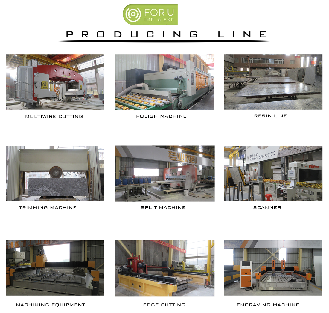Chinese Granite and Marble Factory Chinese Leading Natural Marble Slabs, Tiles, Stairs, and Columns Factory-FOR U STONE