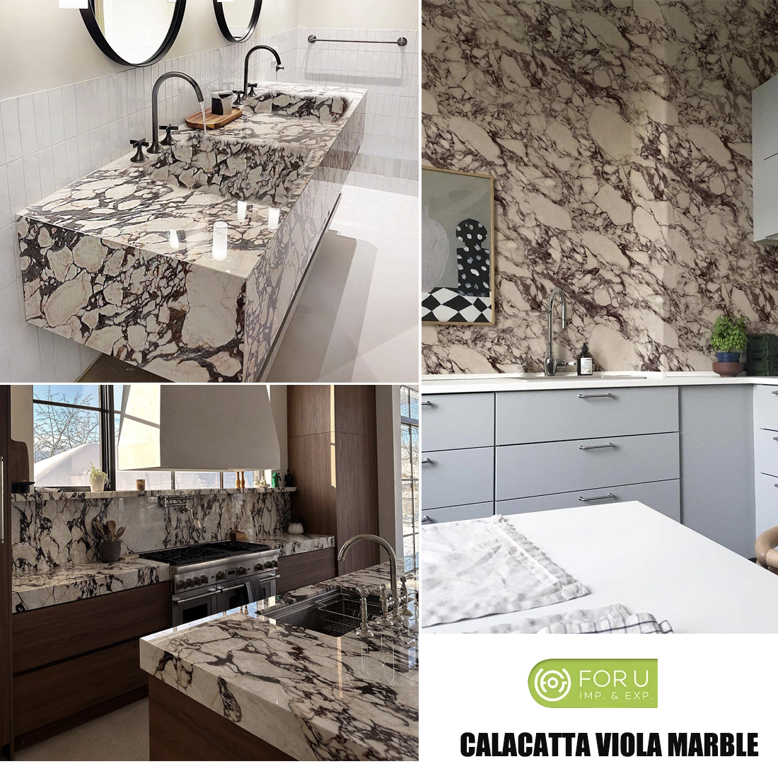 Calacatta Viola Marble Tiles and Countertops Supplier FOR U STONE Calacatta Viola Marble Tiles and Countertops Supplier FOR U STONE