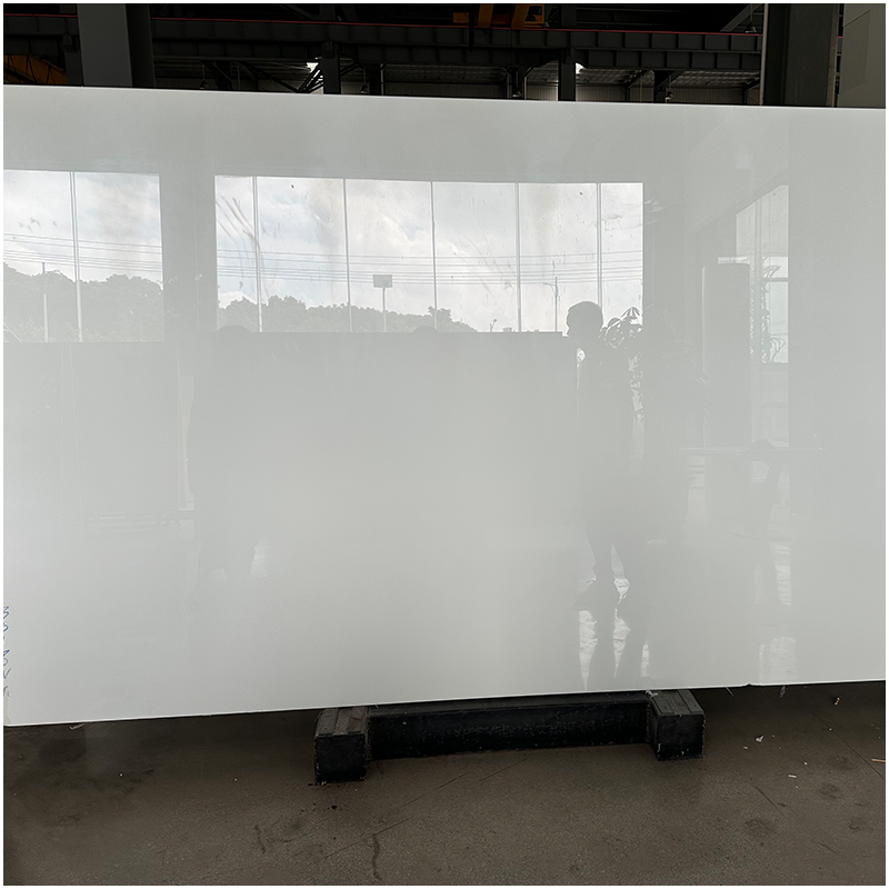 Super White Nano Glass Slab