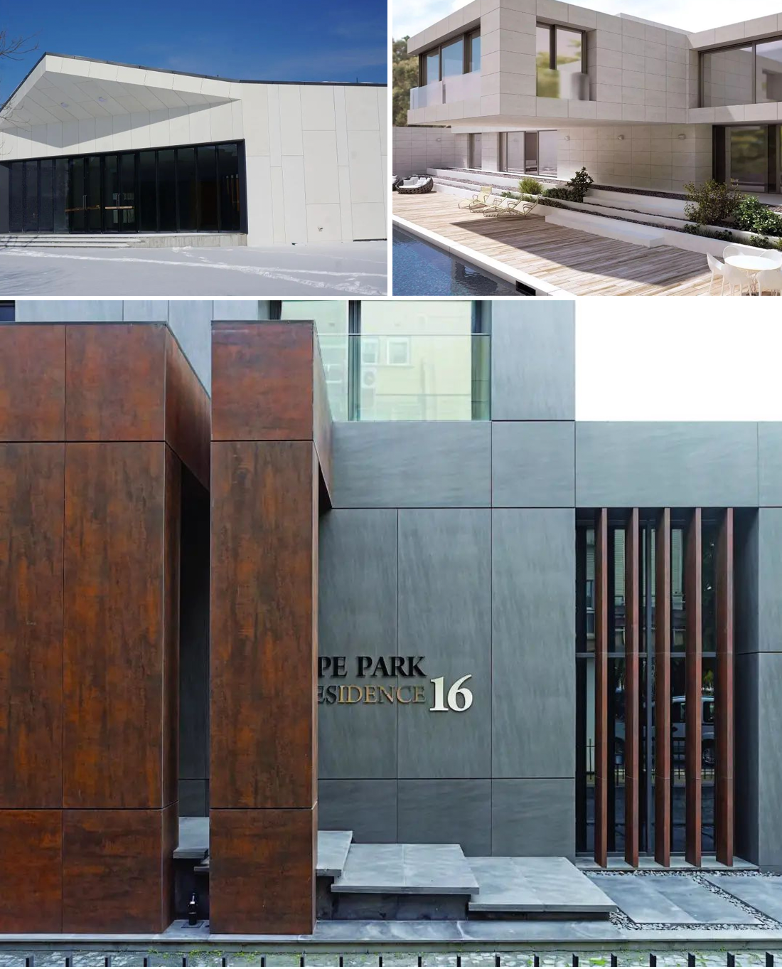 Ultra Compact Slabs For Private Villas External Wall Building Projects FOR U STONE Ultra Compact Slabs For Private Villas External Wall Building Projects FOR U STONE
