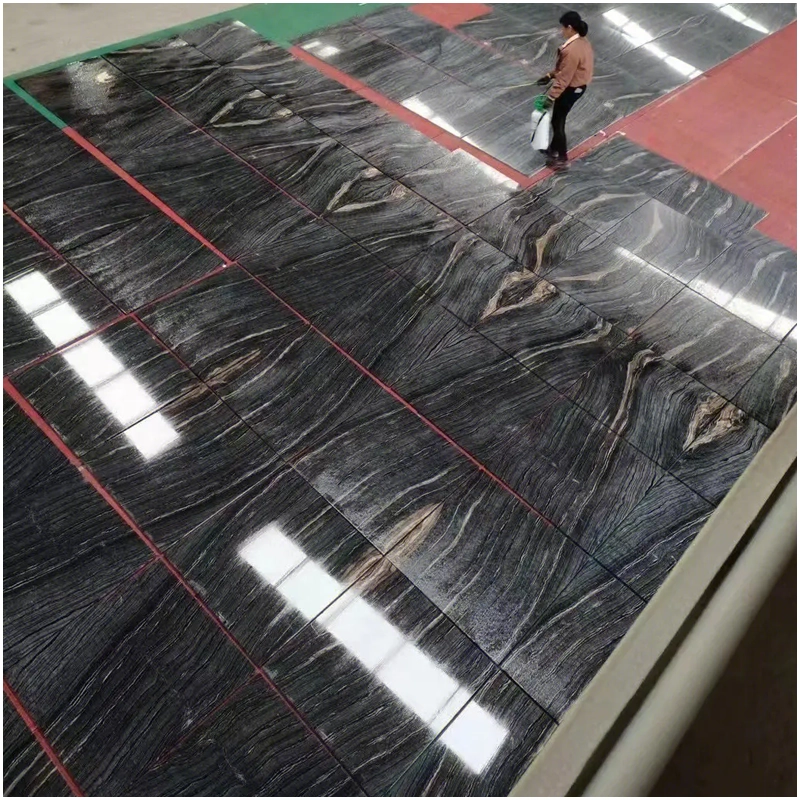Black Forest Marble Book Matched Tiles