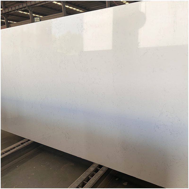 Carrara White Quartz Slab
