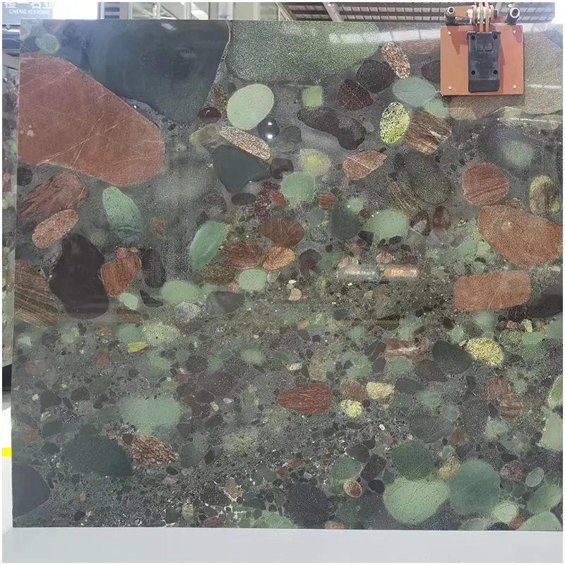 Green Marinace Granite Polished Slabs Green Marinace Granite Polished Slabs