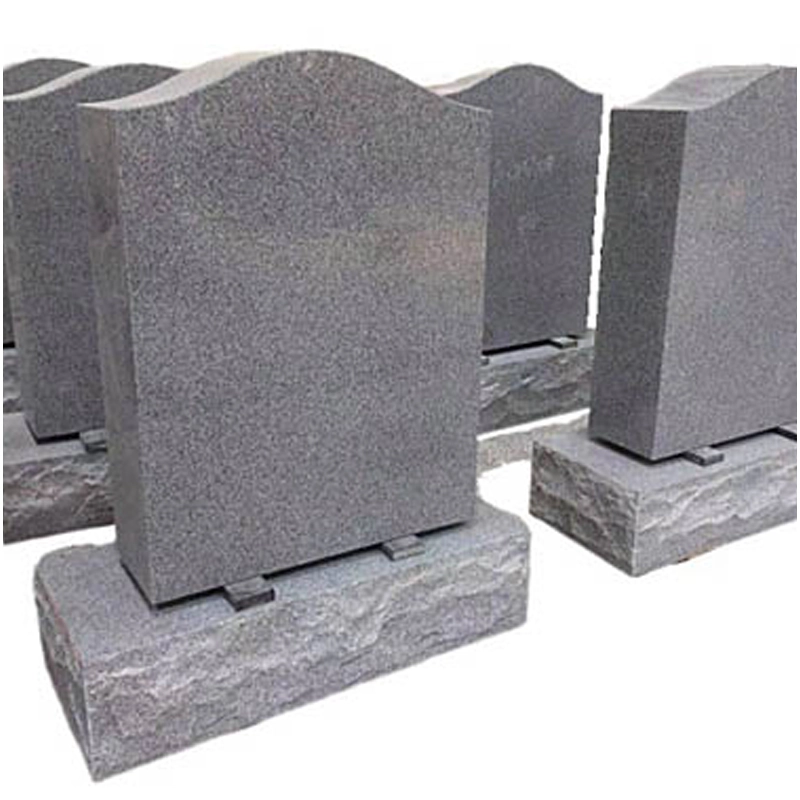 Grey Granite Upright Headstones Grey Granite Upright Headstones