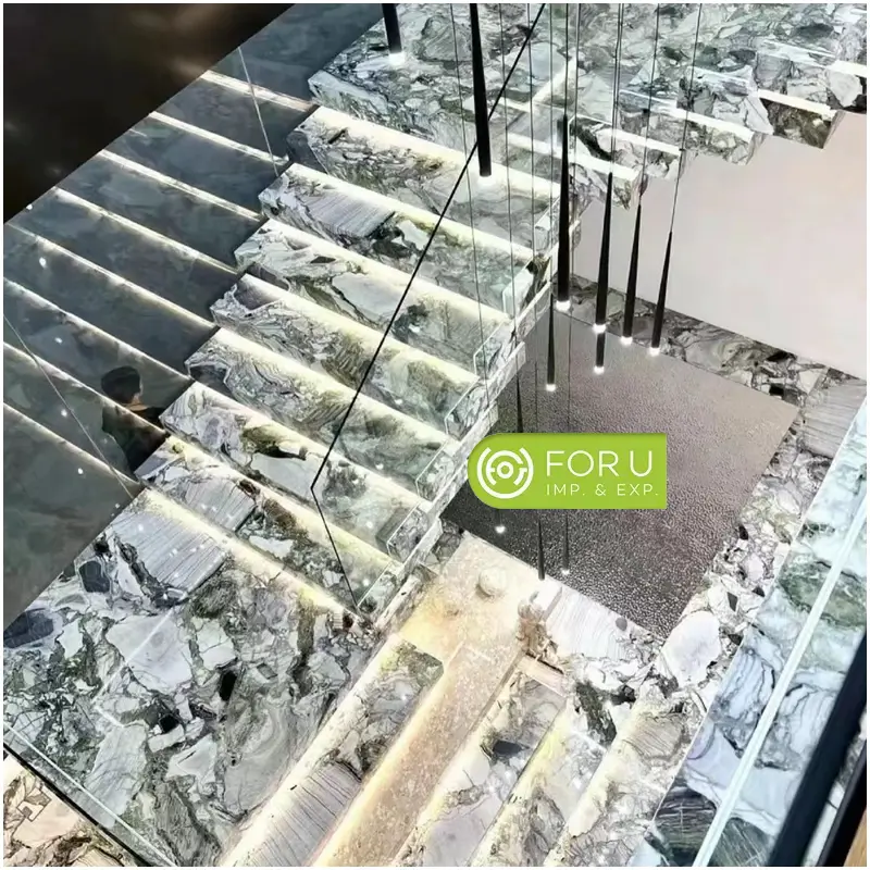 Ice Connect Marble Villa Stairs Projects FOR U STONE Ice Connect Marble Villa Stairs Projects FOR U STONE