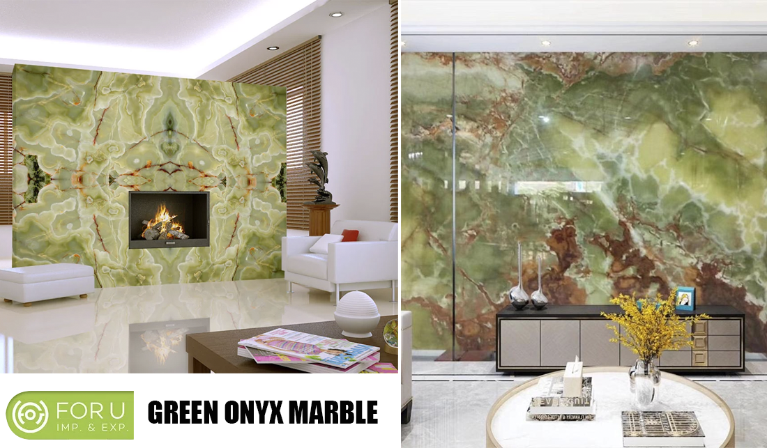 Natural Green Onyx Marble Feature Wall Projects FOR U STONE Natural Green Onyx Marble Feature Wall Projects FOR U STONE