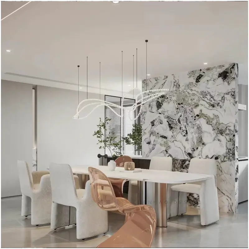 Premavera Marble Feature Wall in Residential Projects FOR U STONE Premavera Marble Feature Wall in Residential Projects FOR U STONE