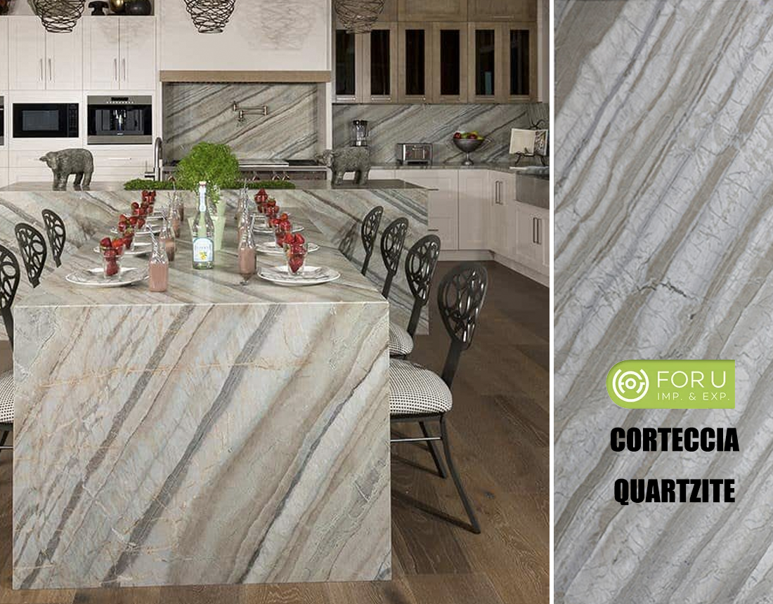 Quartzite Corteccia Island Countertops Projects FOR U STONE