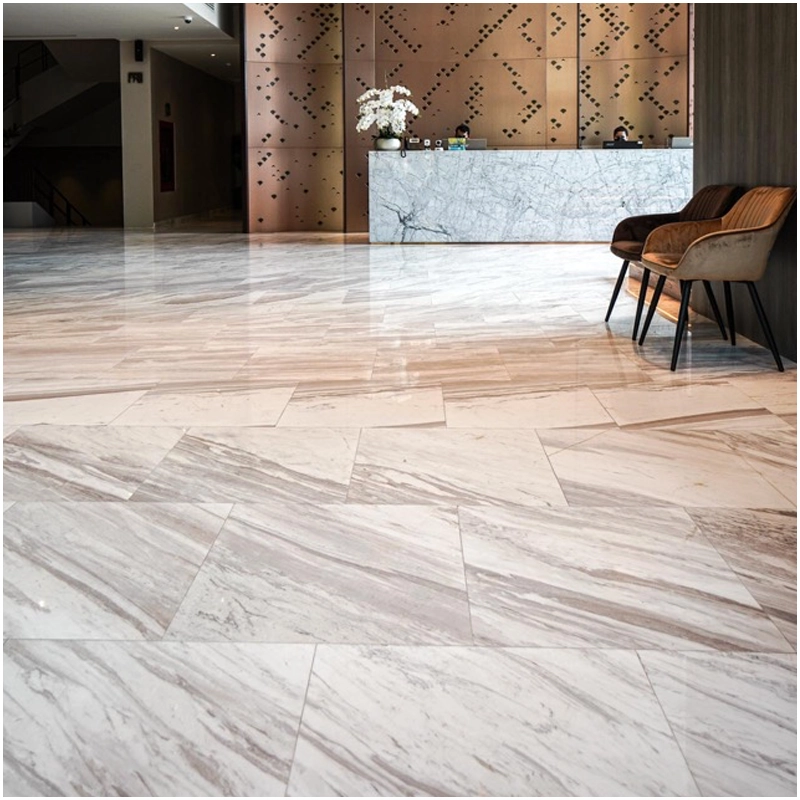 Volakas Marble office Building Lobby Floor Projects Volakas Marble office Building Lobby Floor Projects