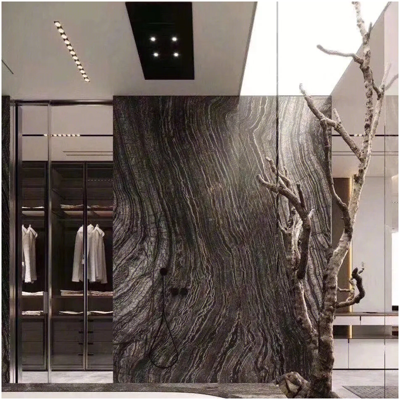 Wooden Black Marble Bathroom Projects FOR U STONE
