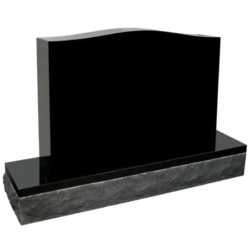 black granite headstones