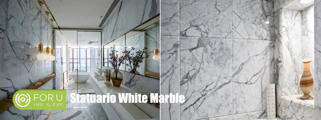 Luxury Statuario White Marble Tiles Mansion Projects FOR U STONE Luxury Statuario White Marble Tiles Mansion Projects FOR U STONE