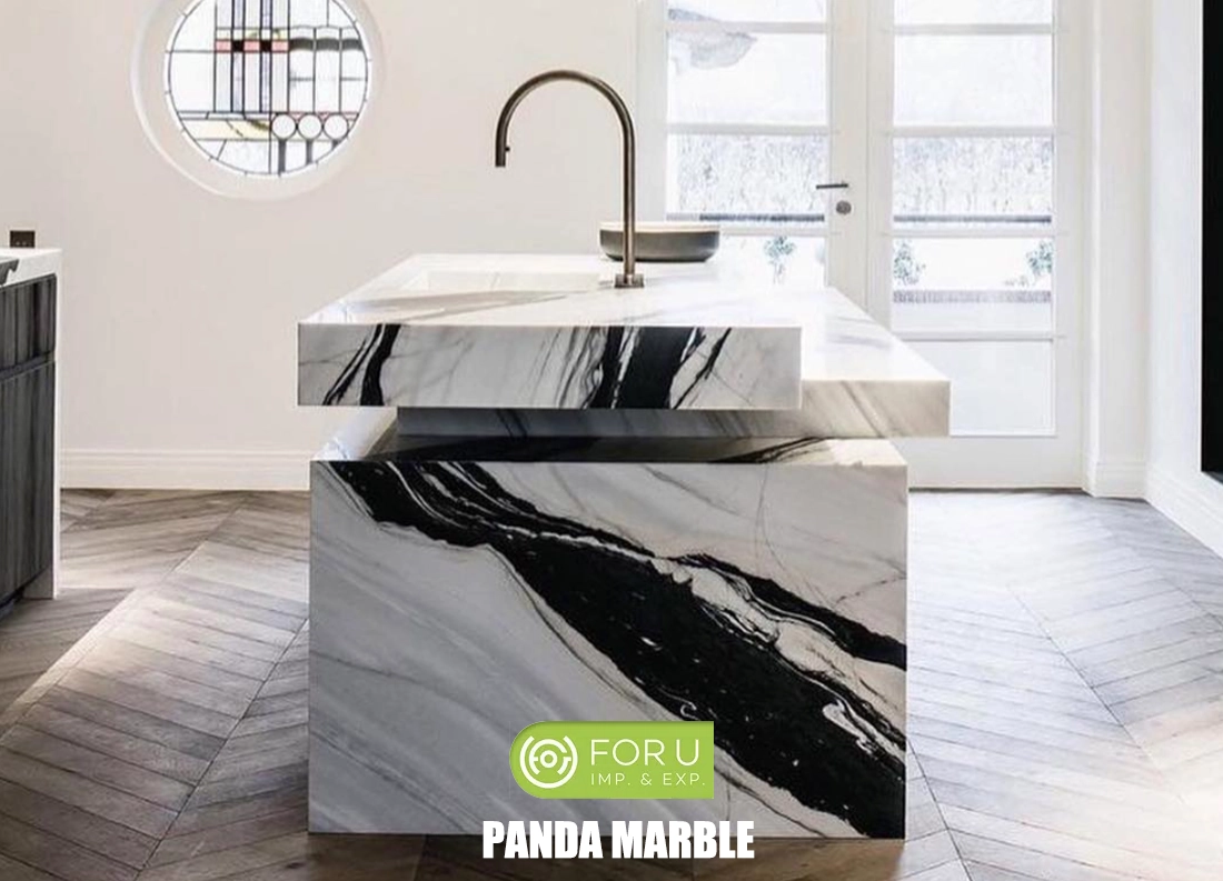 Panda Marble Kitchen Island Countertops Panda Marble Kitchen Island Countertops