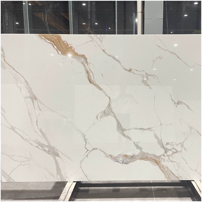 Calacatta Gold Nano Crystallized Marble Slabs