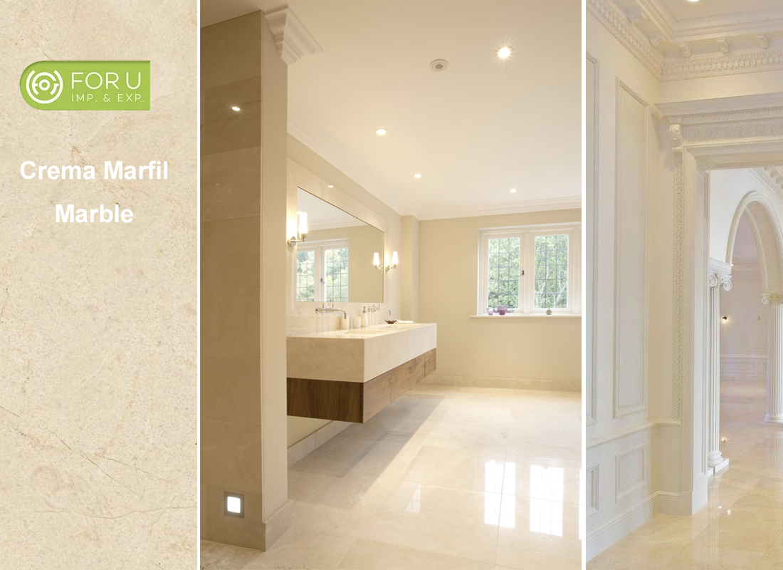 Crema Marfil Beige Marble Tiles Projects FOR U STONE Crema Marfil Beige Marble Tiles Projects FOR U STONE