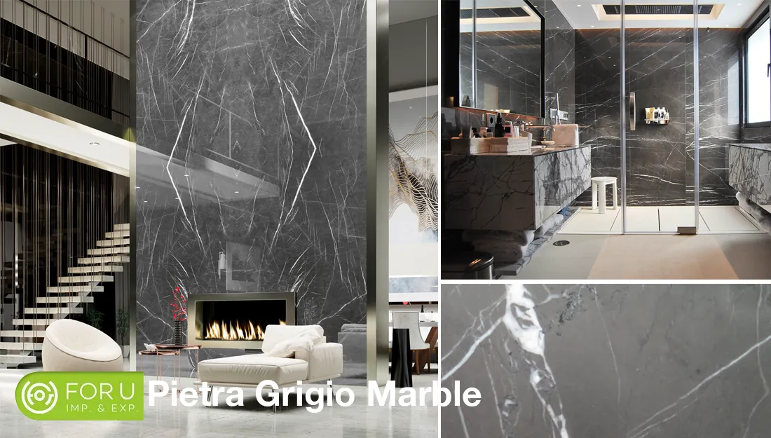 Pietra Grigio Marble Residences Projects FOR U STONE Pietra Grigio Marble Residences Projects FOR U STONE