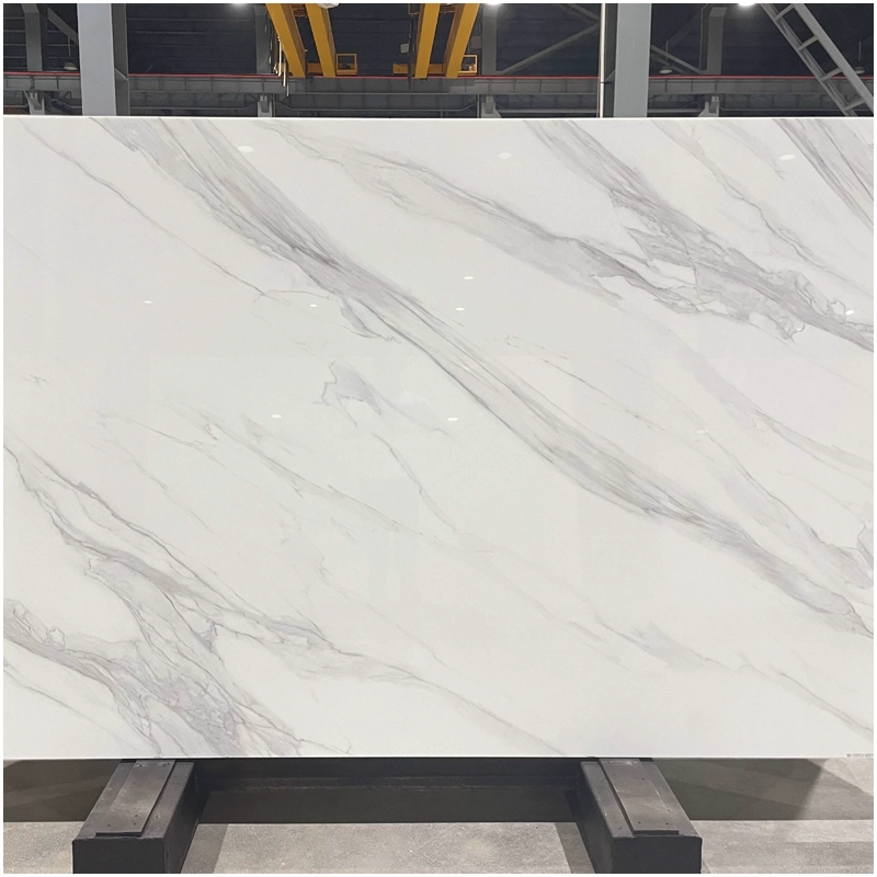 White Nano Crystallized Marble