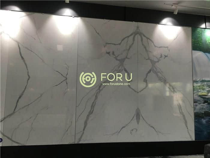 d calacatta artificial marble slab