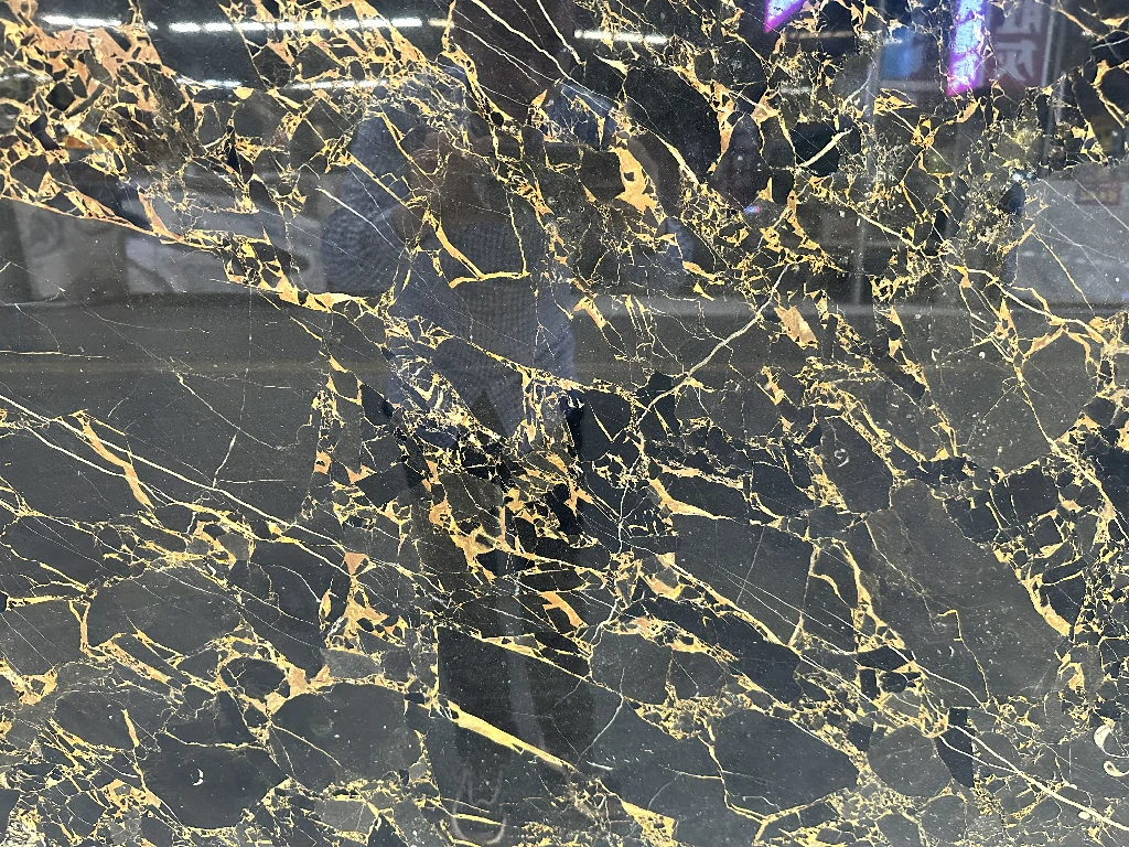 Athens Portoro Marble Slabs