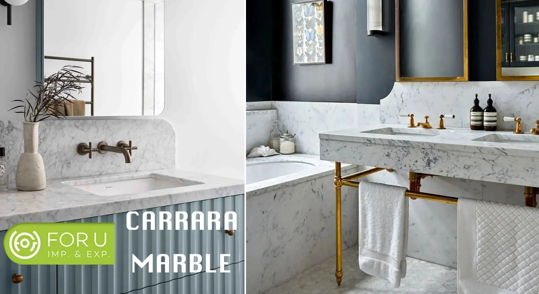 Carrara Marble bathroom vanity tops projects forustone Carrara Marble bathroom vanity tops projects forustone