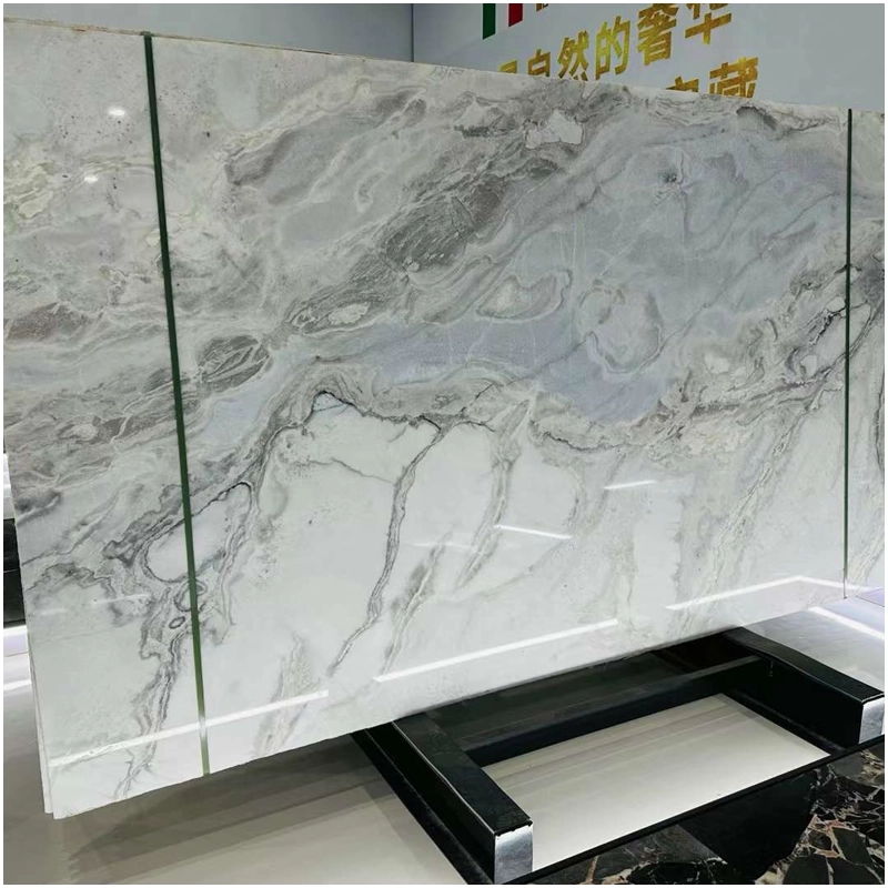 Dover Blue Polished Marble Slab