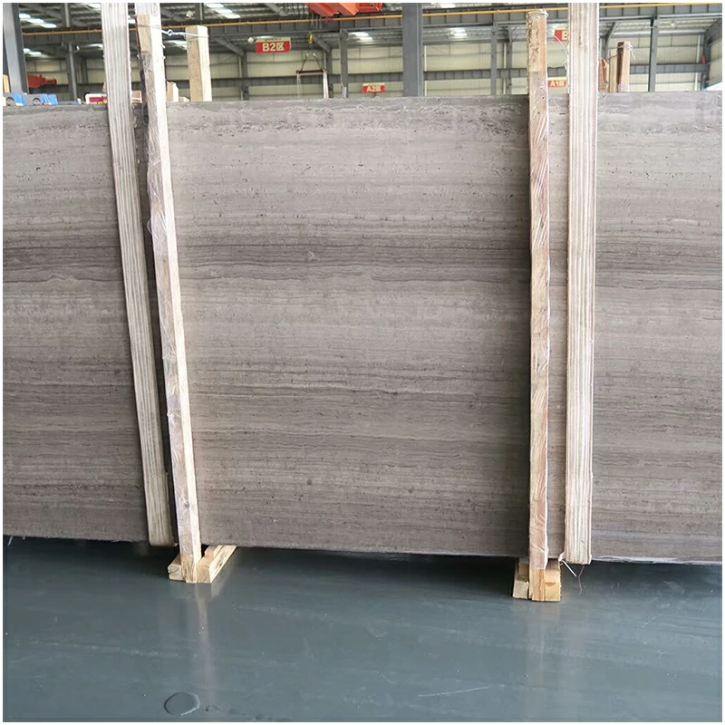 Guizhou Grey Wooden Marble Slab