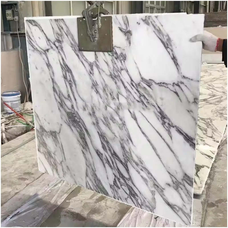 Arabescato White Marble Floor Tile