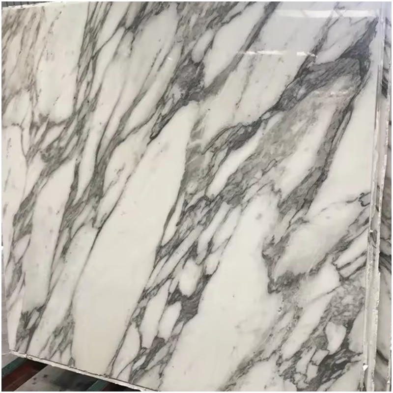 Arabescato White Marble Tile