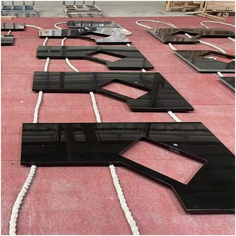 Black Granite Polished Countertops