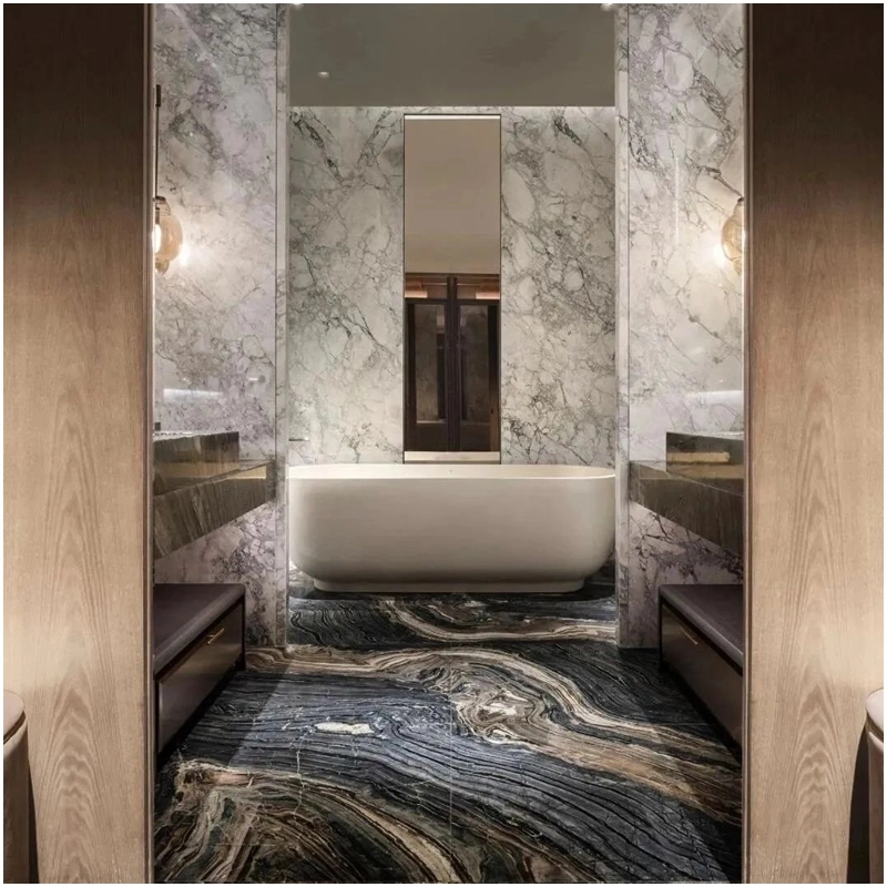 Natural Marble For Grand Hotel Bathroom Projects FOR U STONE