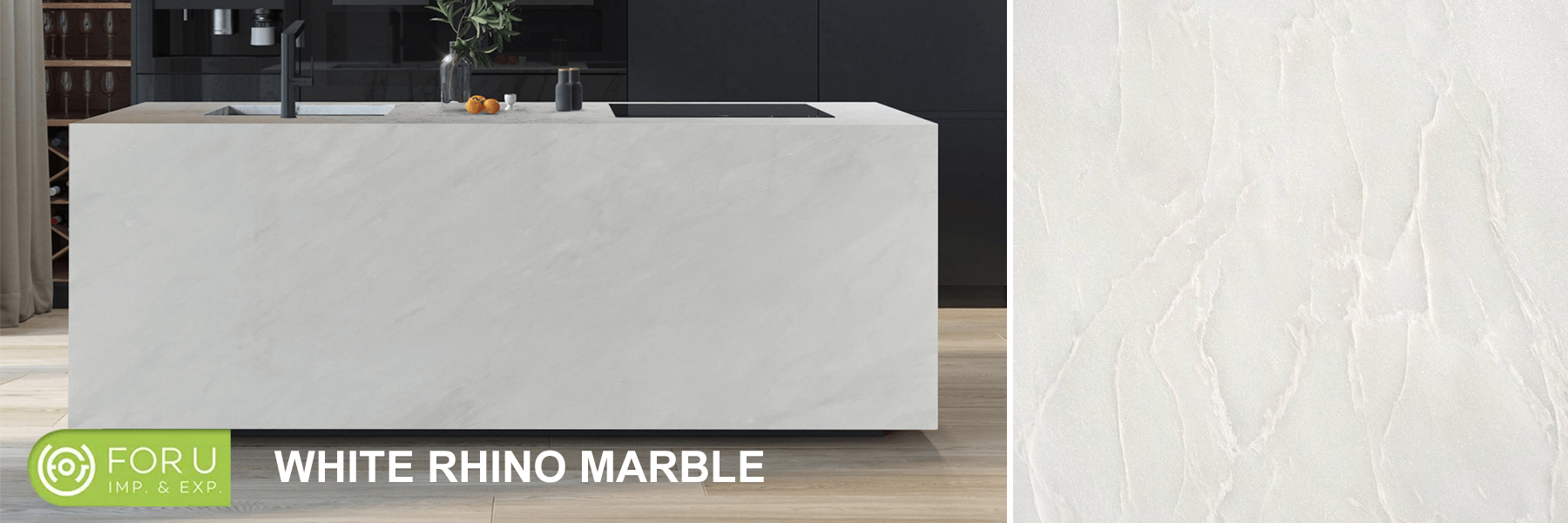 Rhino White Marble Countertops and Tiles Supplier FOR U STONE Rhino White Marble Countertops and Tiles Supplier FOR U STONE
