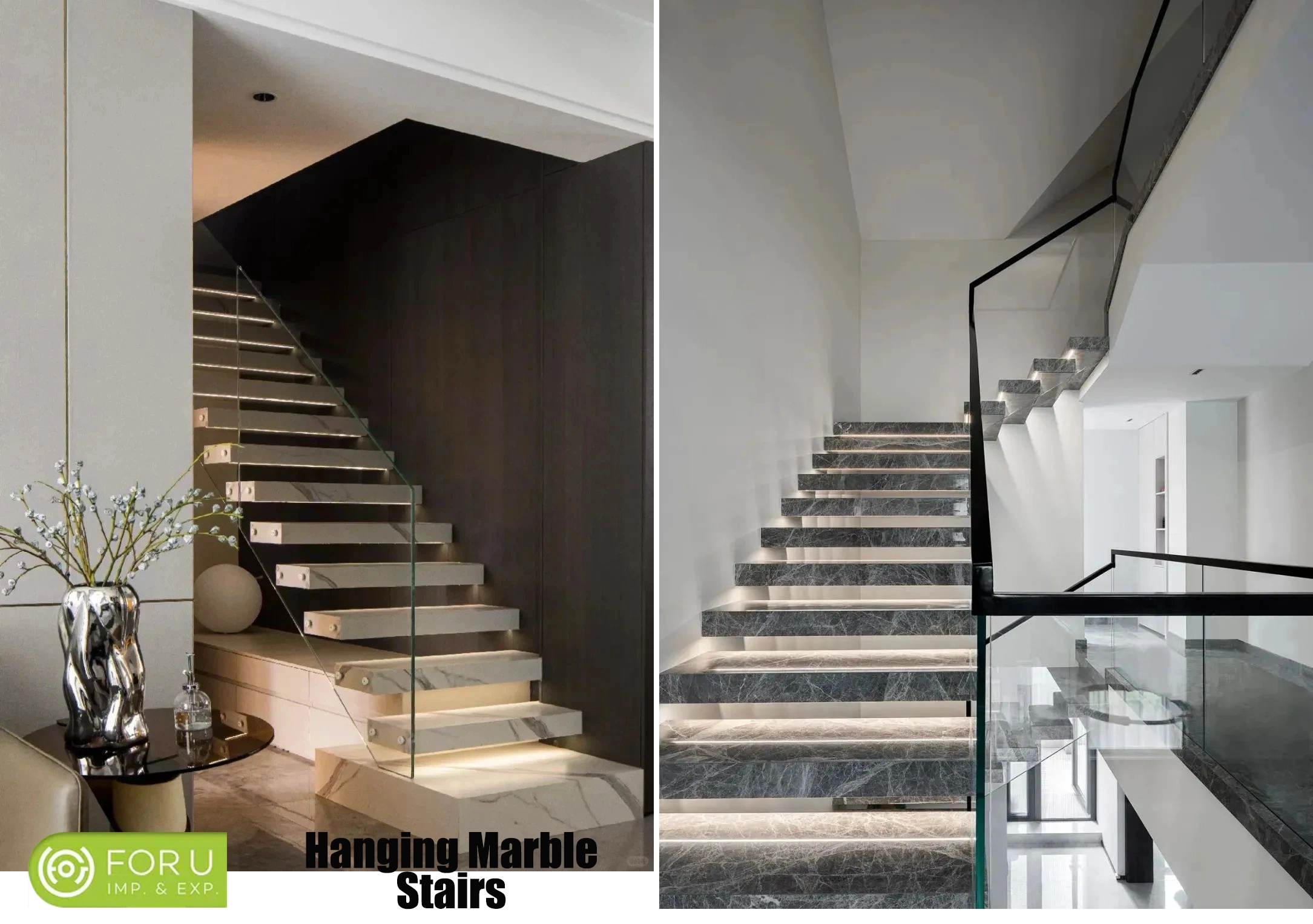White Marble and Grey Marble Stairs Projects White Marble and Grey Marble Stairs Projects