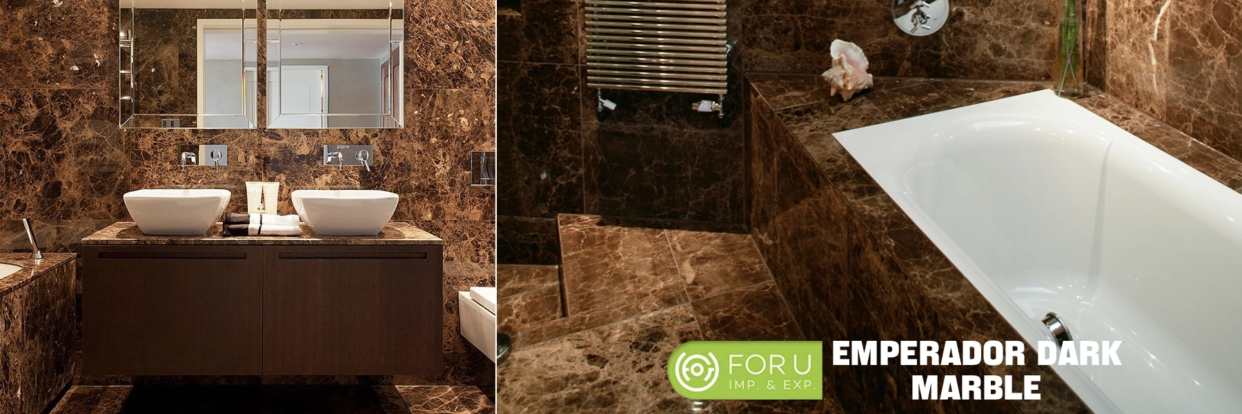 Emperador Dark Marble Floor and Wall Tile Bathroom Projects FOR U STONE Emperador Dark Marble Floor and Wall Tile Bathroom Projects FOR U STONE