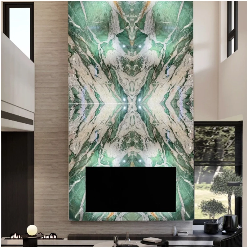 Luxury Patagonia Green Quartzite Bookmatched Accent Wall Projects FOR U STONE