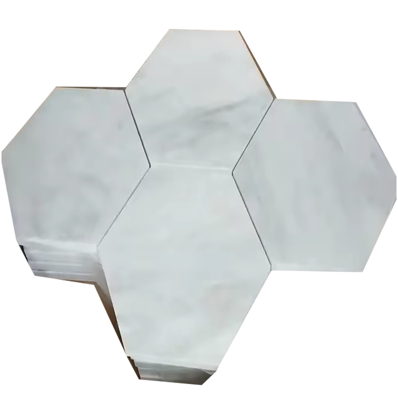 Marble Hex Mosaic Tiles