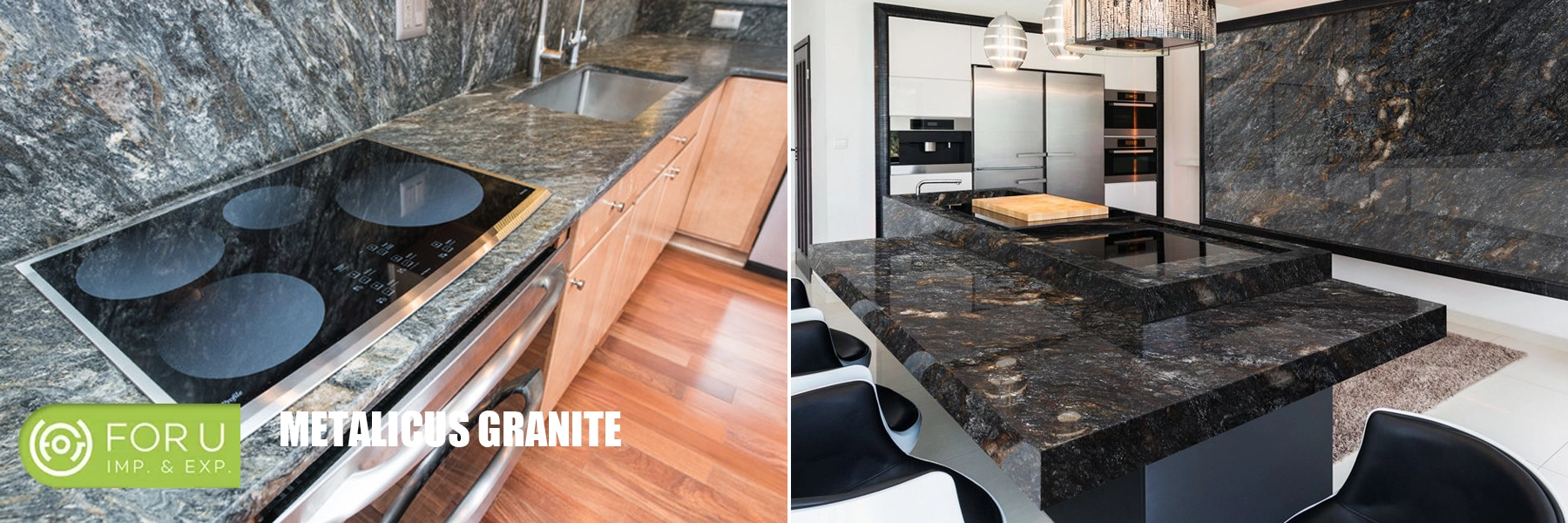 Metalicus Granite Kitchen Countertop Designs FOR U STONE Metalicus Granite Kitchen Countertop Designs FOR U STONE