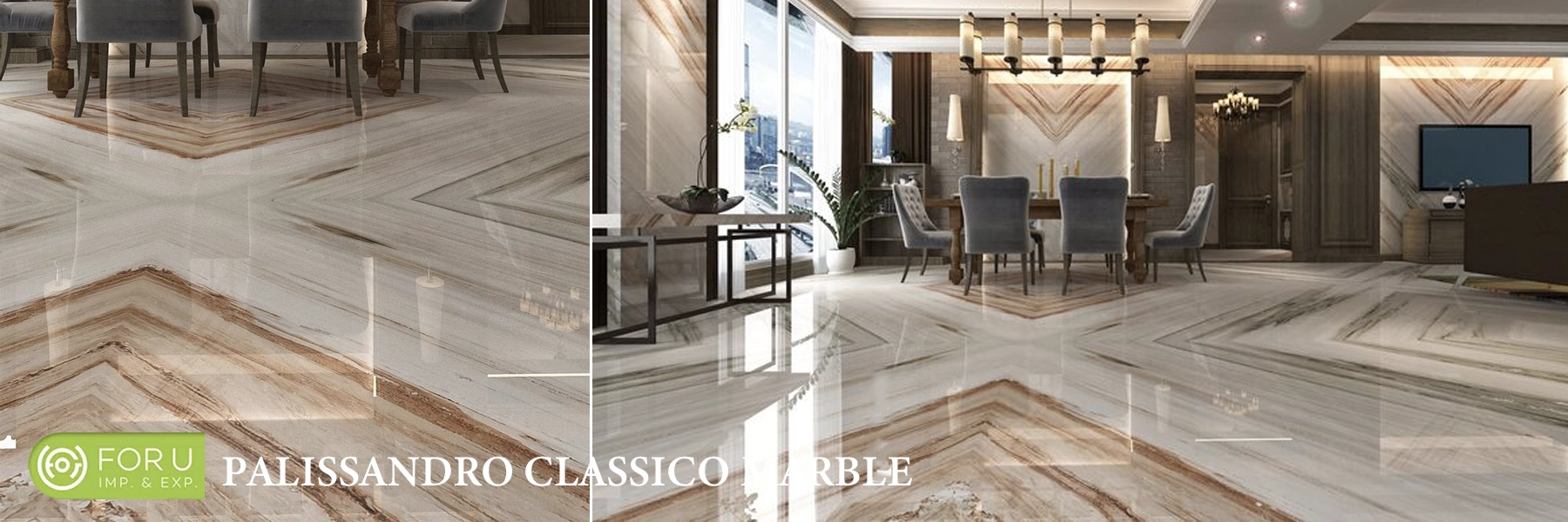 Palissandro Classico Marble Glazz Floor Tile For Luxury Home Project FOR U STONE Palissandro Classico Marble Glazz Floor Tile For Luxury Home Project FOR U STONE