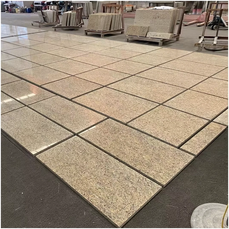 Amarello Ornamental Granite Tiles