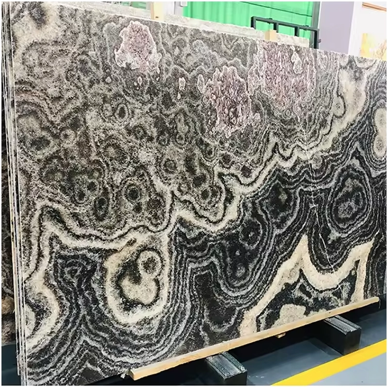Black Onyx Marble Stone Slab