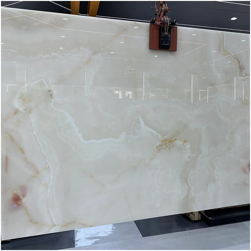 Pure White Onyx Marble Slabs